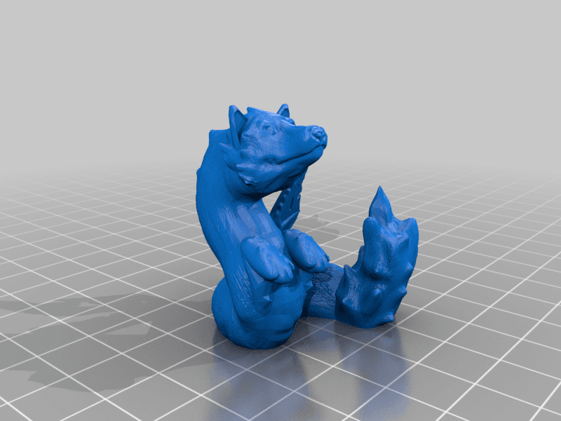 Calibration Baby Wolf-Dragon 3d model