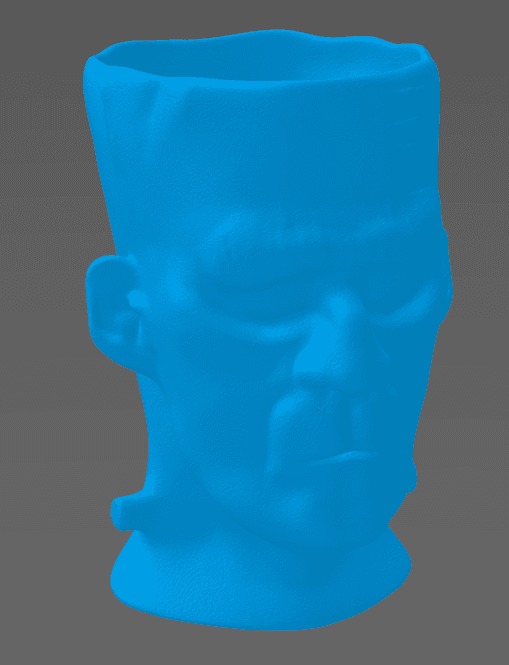 Frankenstein's Monster with Glowing Brain 3d model