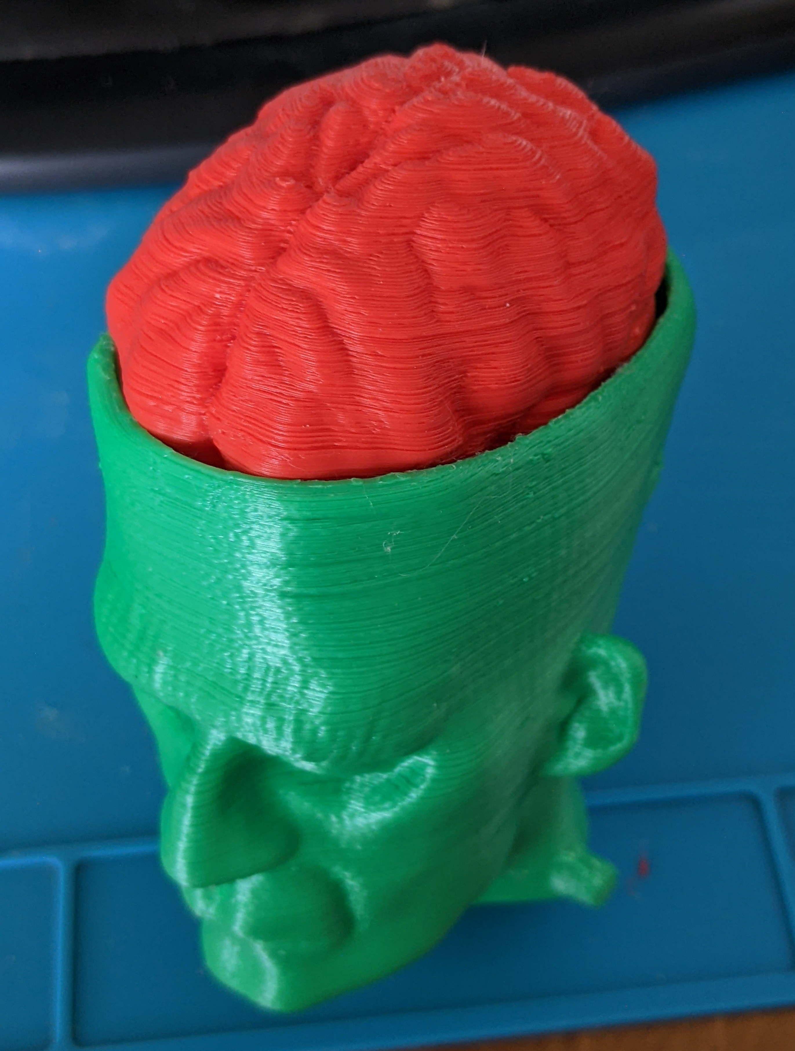 Frankenstein's Monster with Glowing Brain 3d model