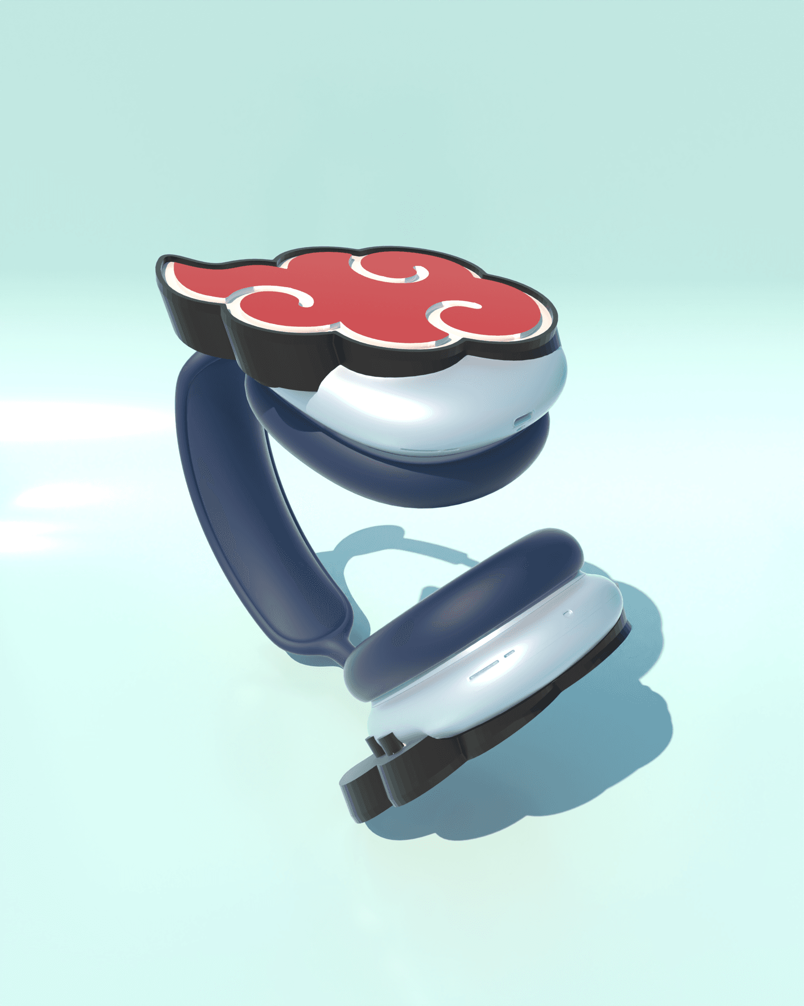 (V2) Akatsuki Airpods Max Accessory 3d model