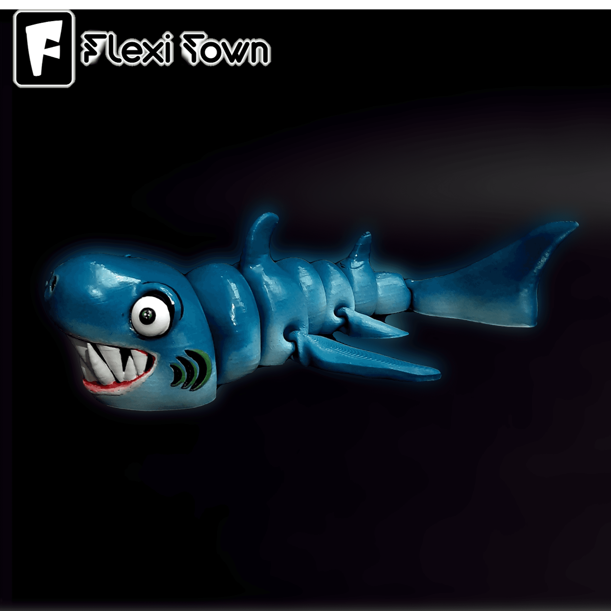 Flexi Print-in-Place Shark  3d model