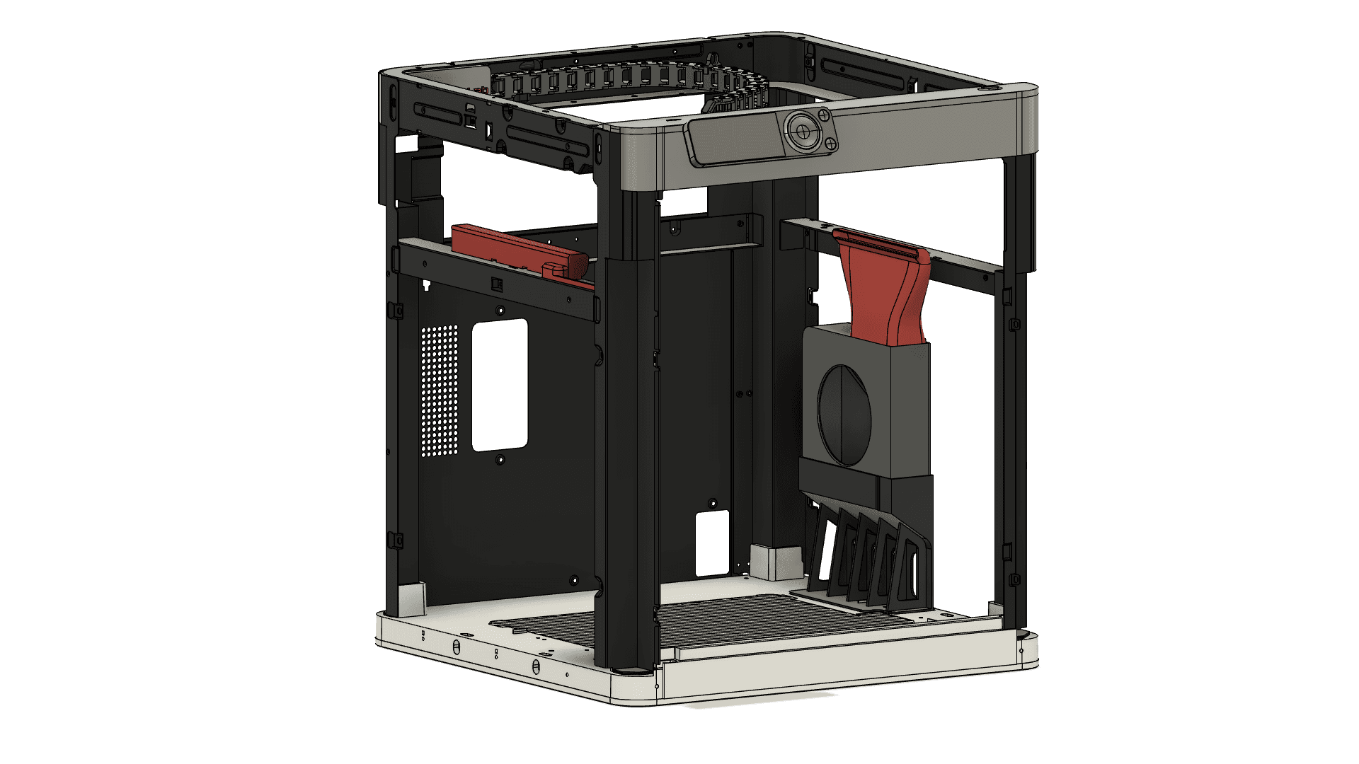 Bambu Lab P1P Dual Aux Fan 3d model