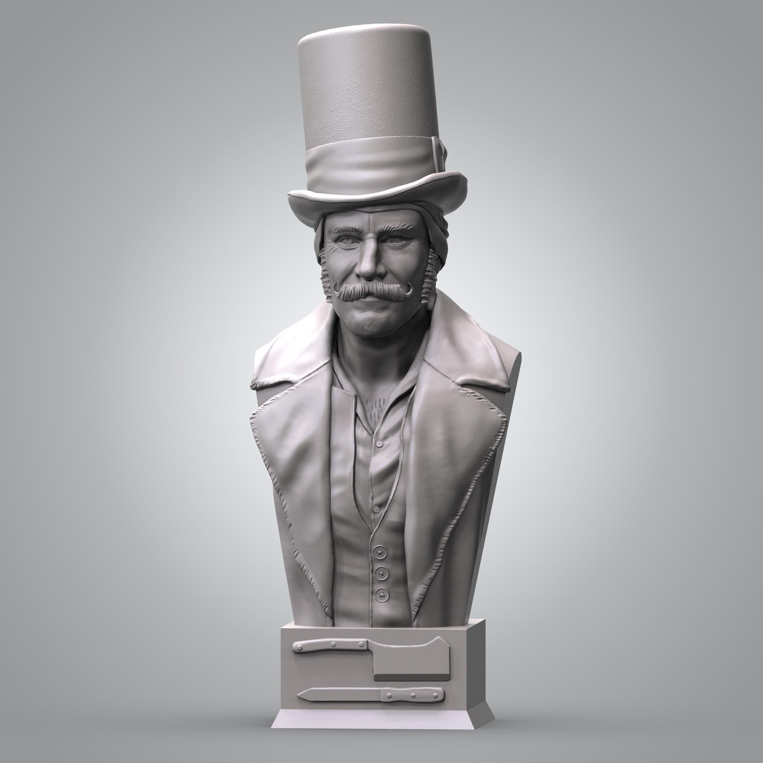 Bill The Butcher Bust 3d model