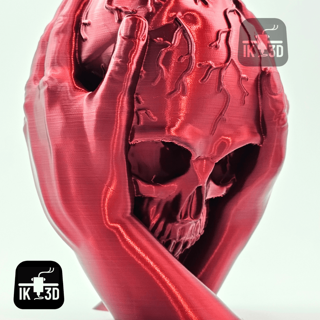 Heart Broken Skull Sculpture / Vase / Planter / No Supports 3d model