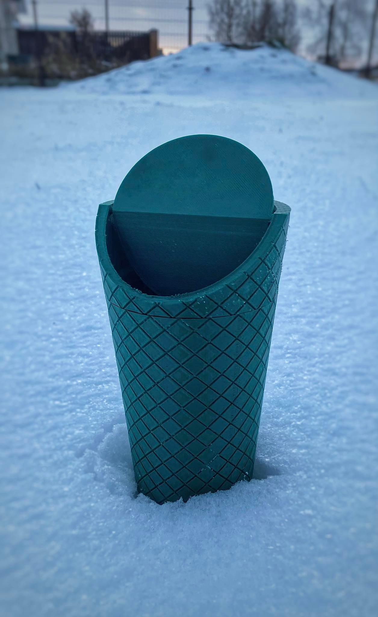 Car Trash can 3d model