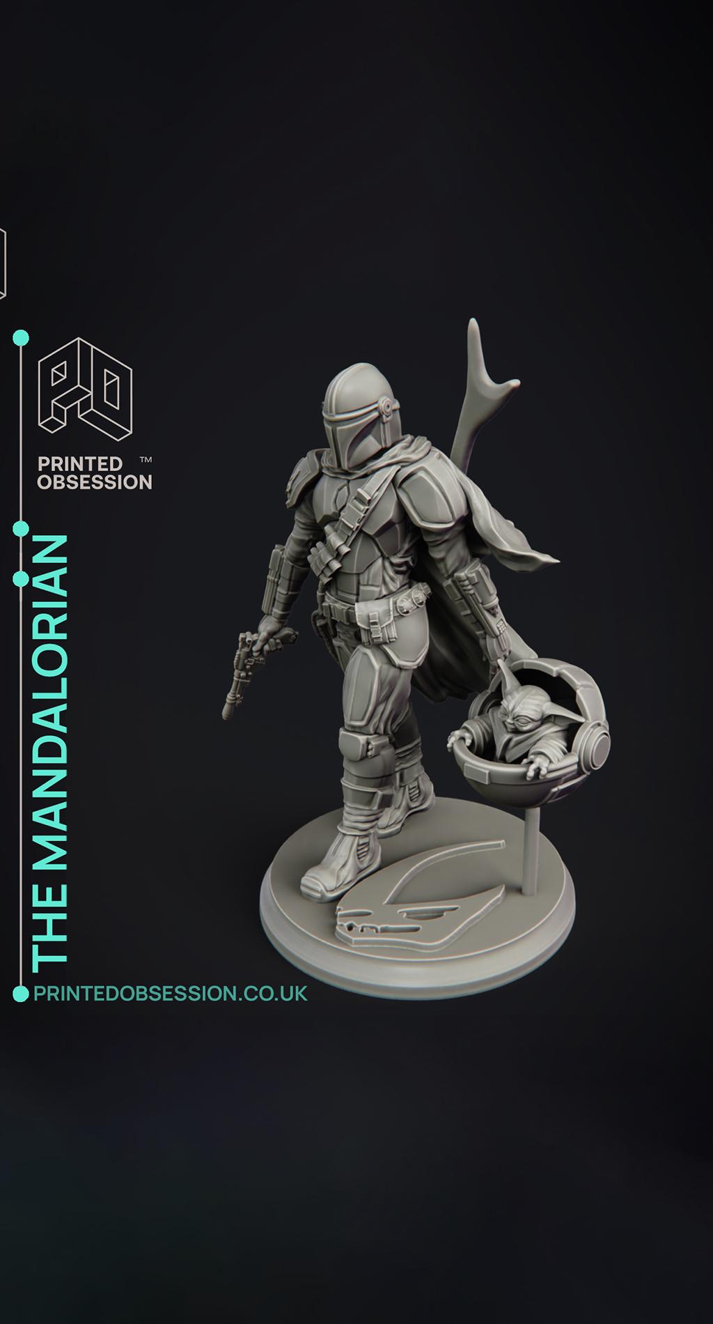 The Mandalorian - Star Wars Fan Art 3d model