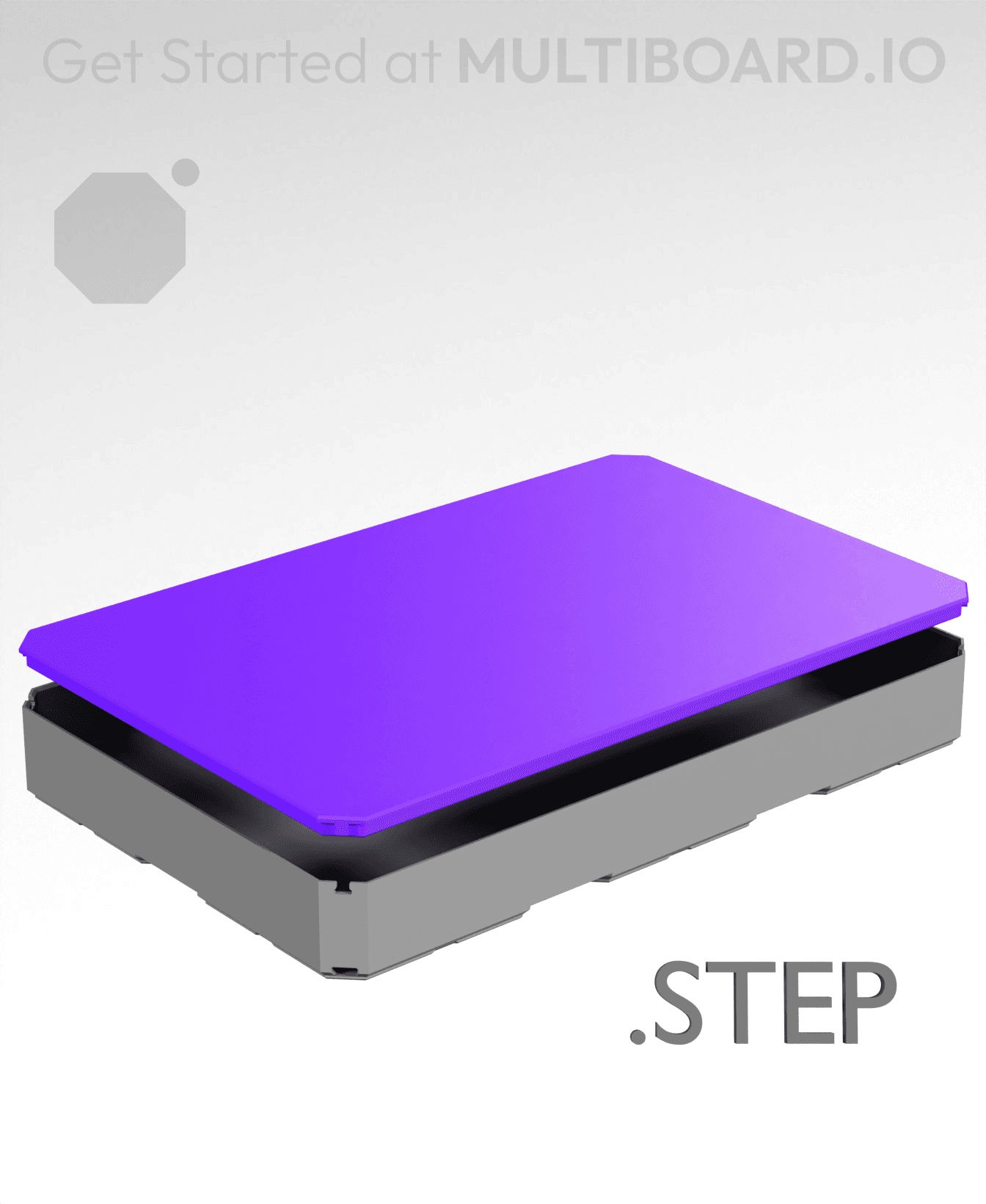 3x2 - Multibin Top - STEP Remixing File 3d model