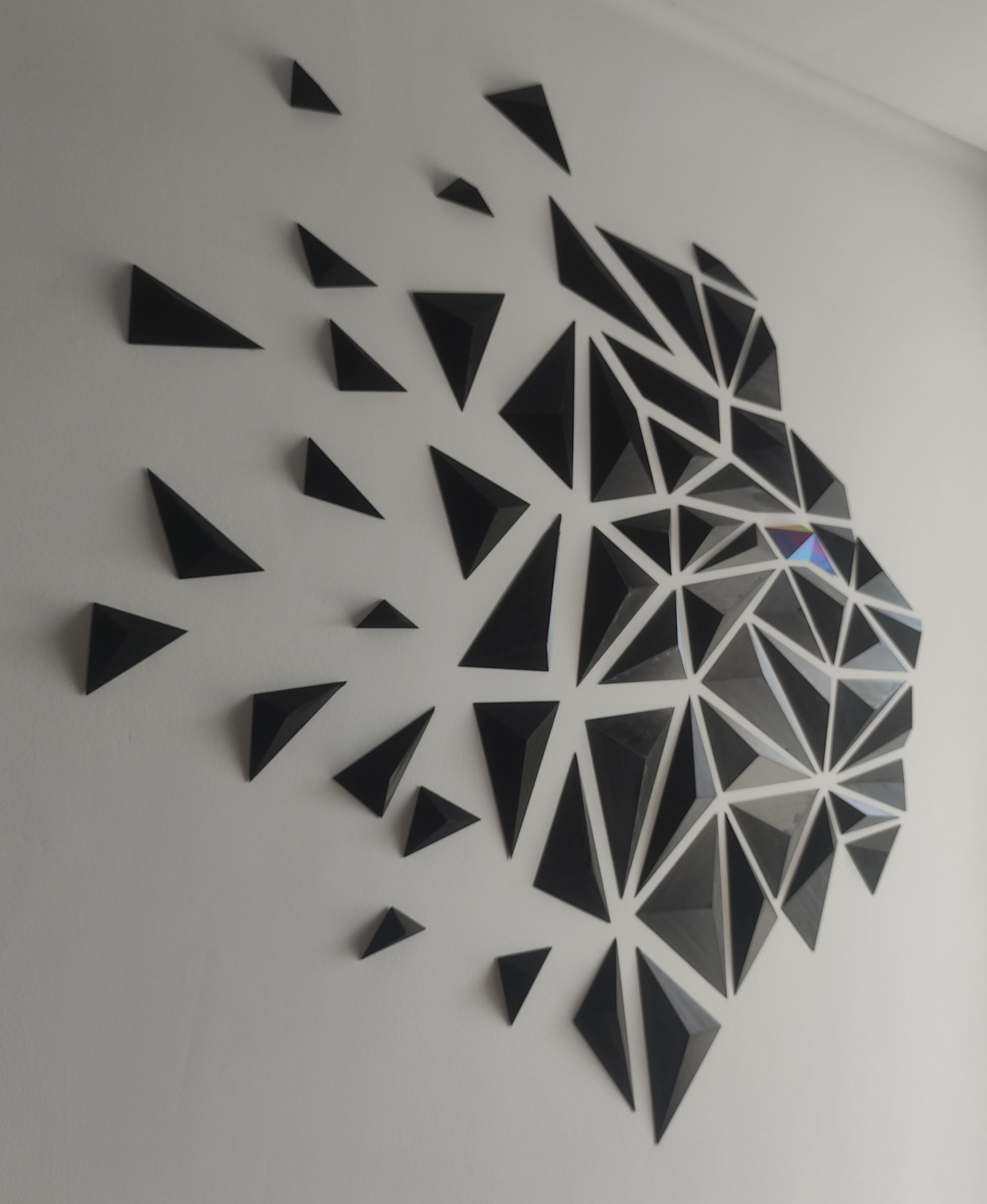 Geometric Lion wall art - A 3d model