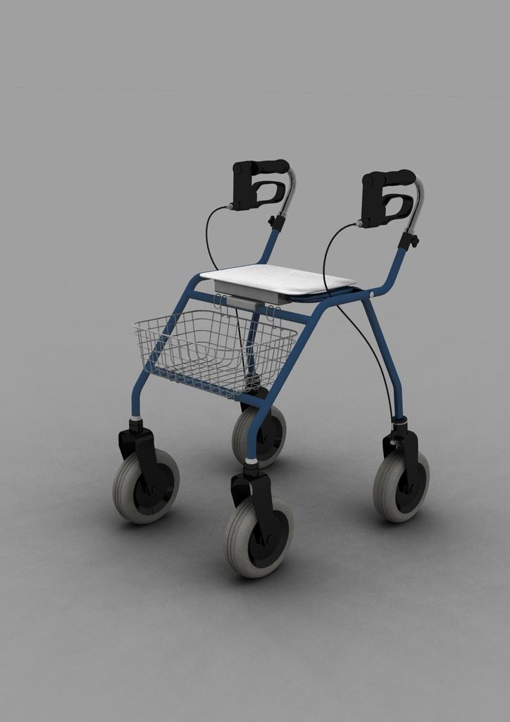 Moving walker 3d model