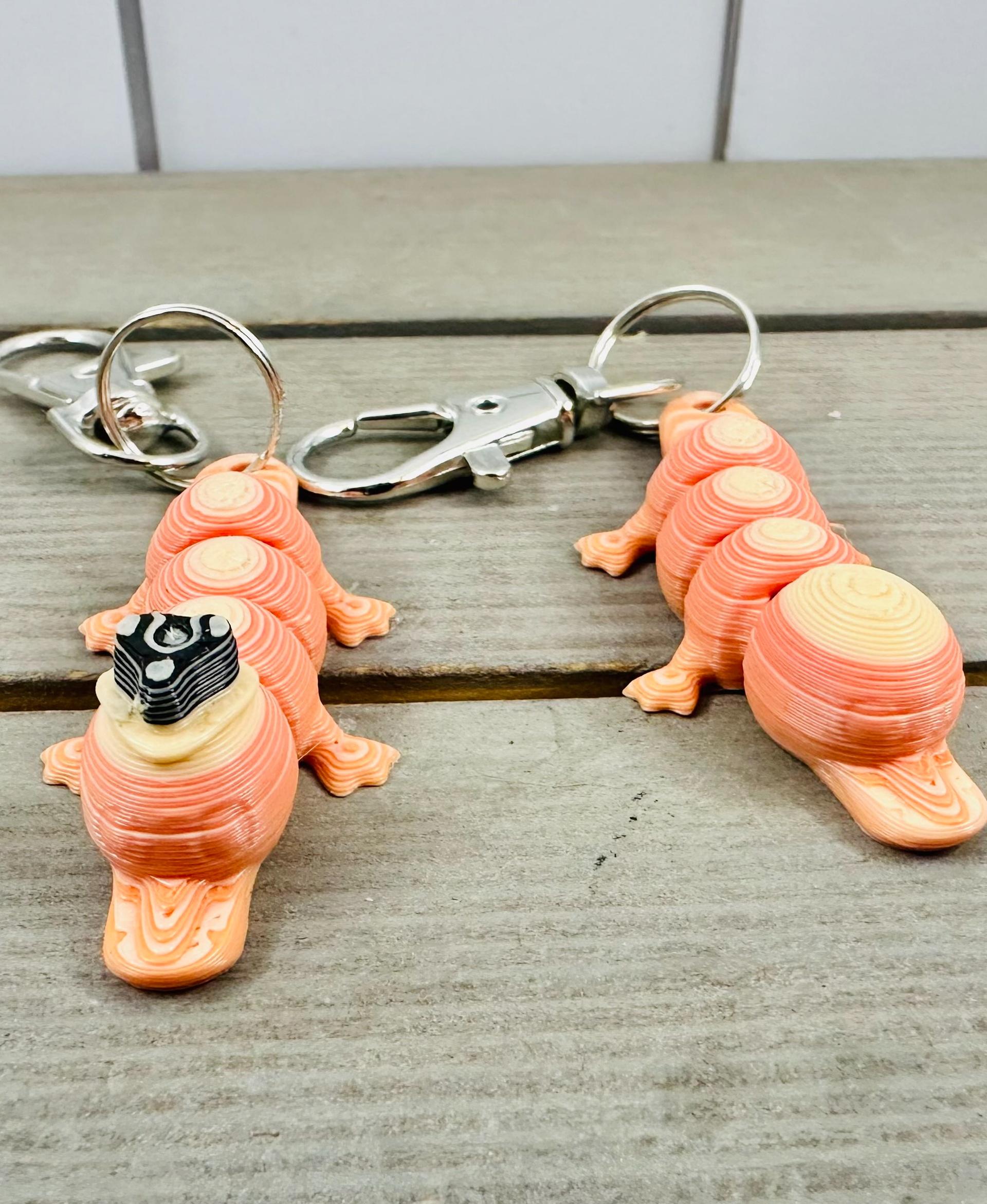 LFC Cute & Fancy Platypus Keychain 3d model