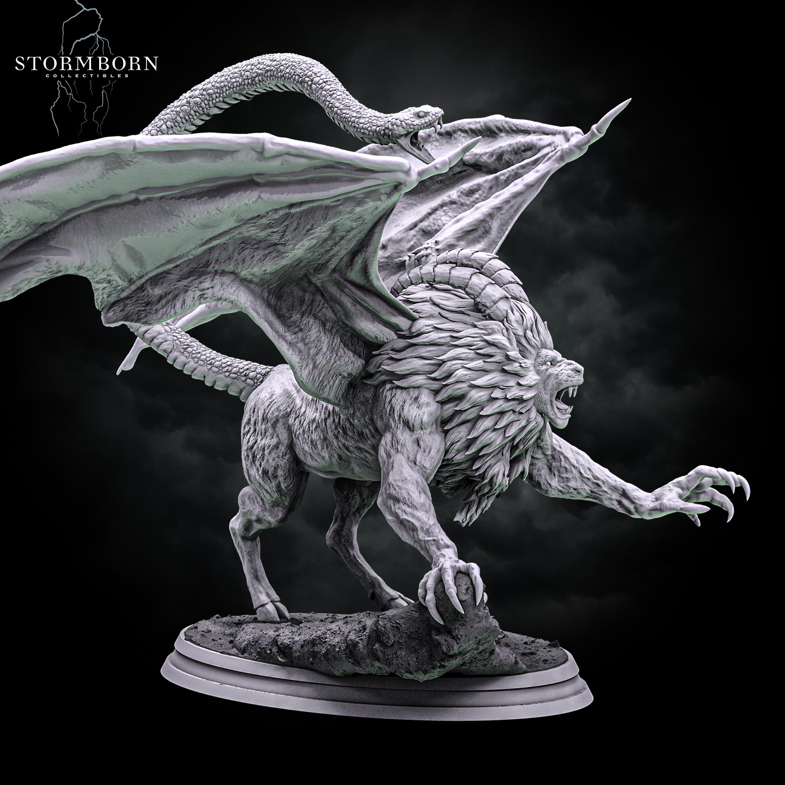 (75mm) Chimera 3d model