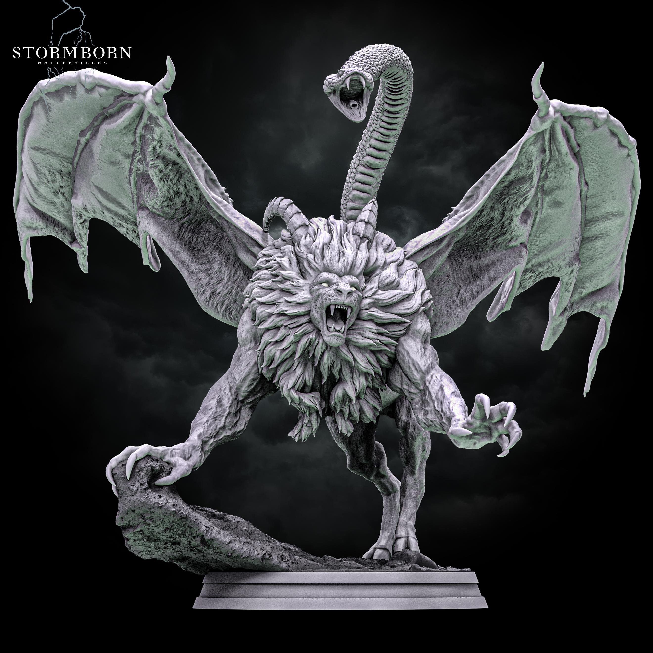 (75mm) Chimera 3d model