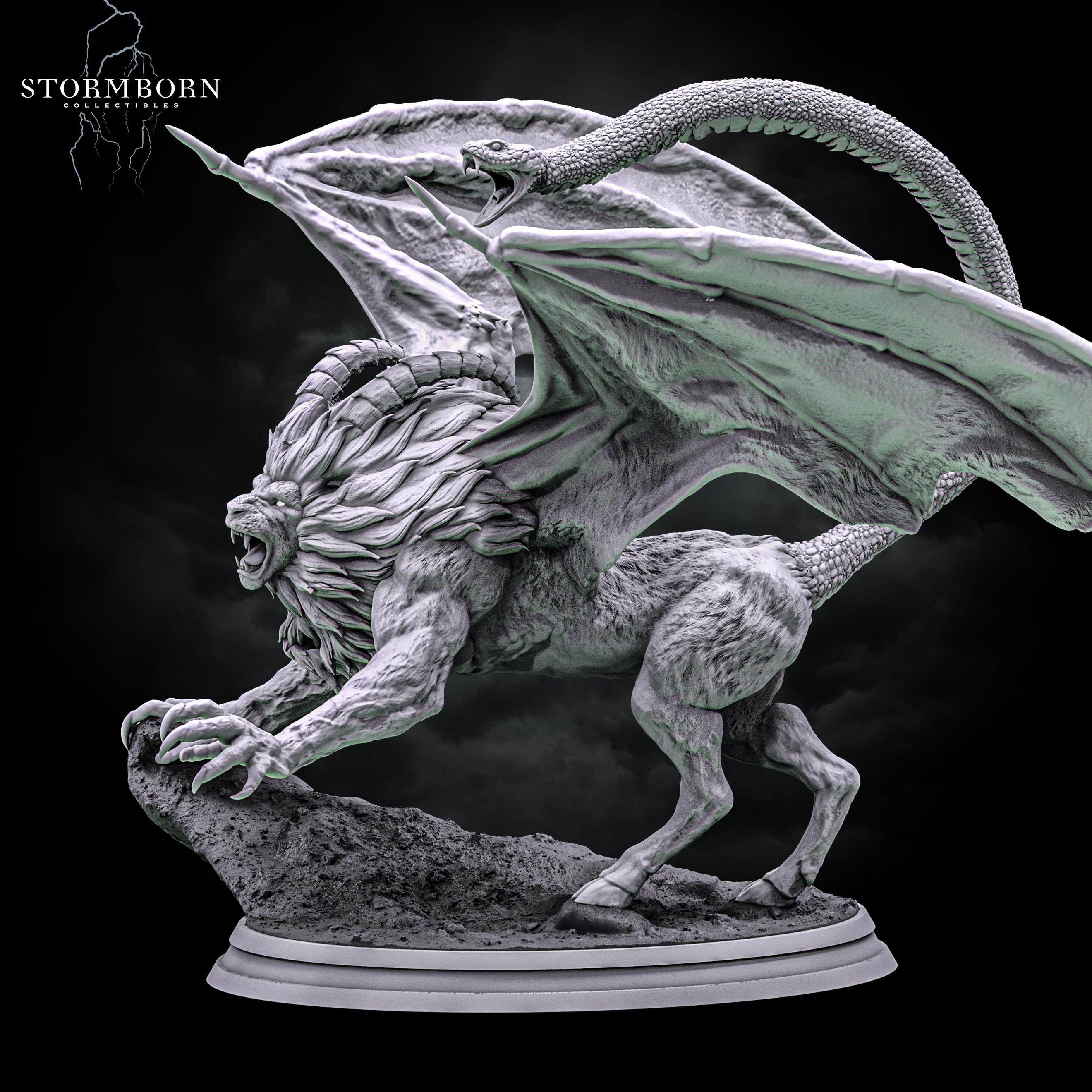 (75mm) Chimera 3d model