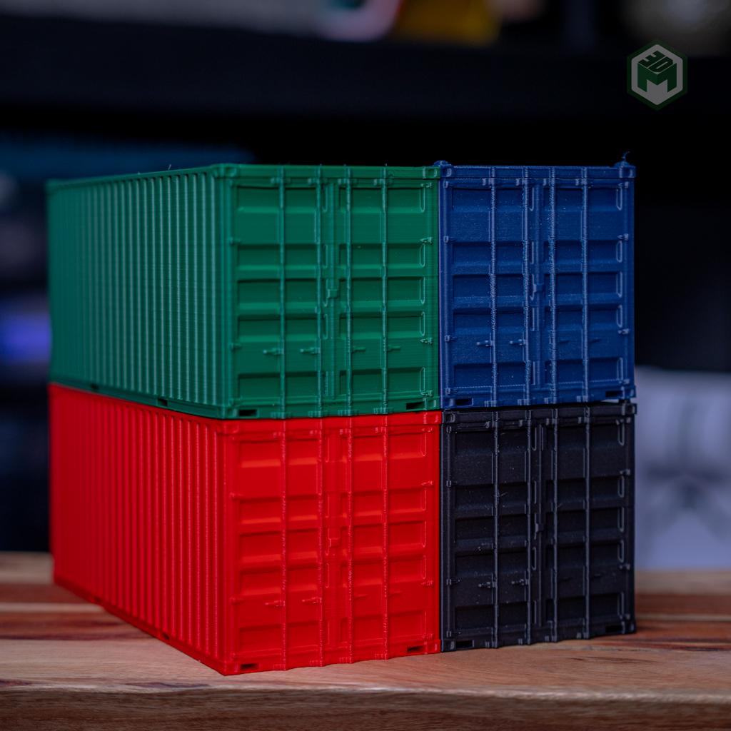 Stackable Shipping Container Desk Storage Compartment  3d model