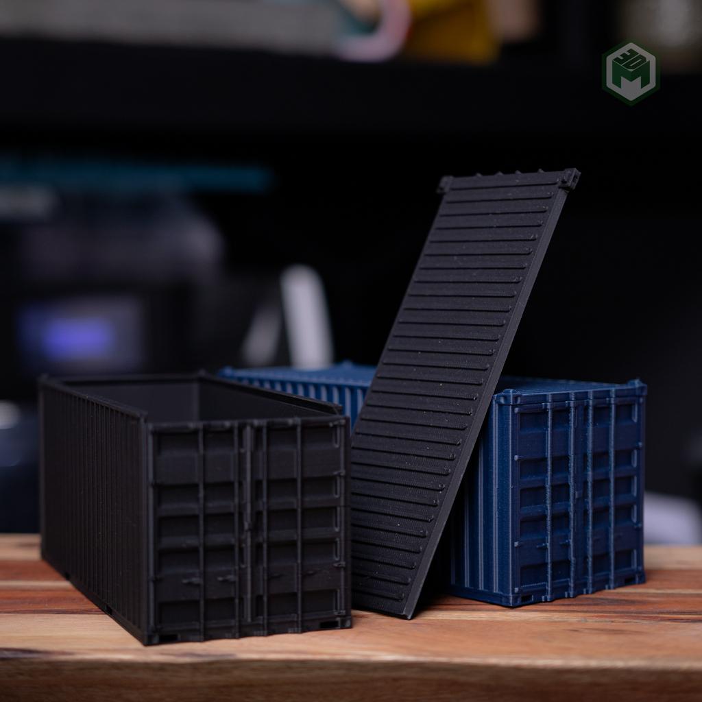 Stackable Shipping Container Desk Storage Compartment  3d model