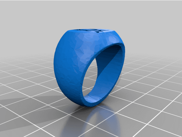 Hatchetman Ring 3d model