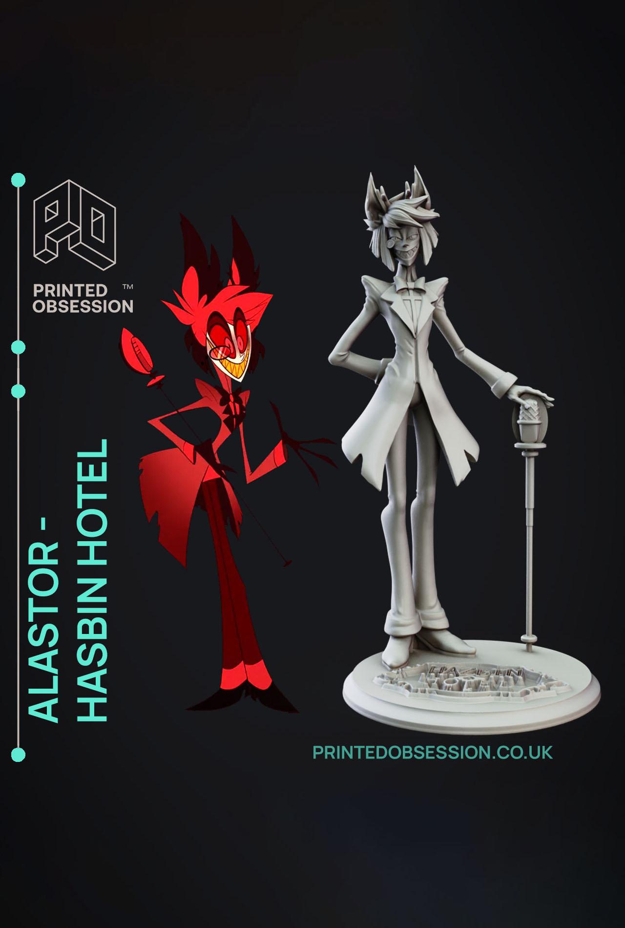 Alastor - Hasbin Hotel - Fanart 3d model