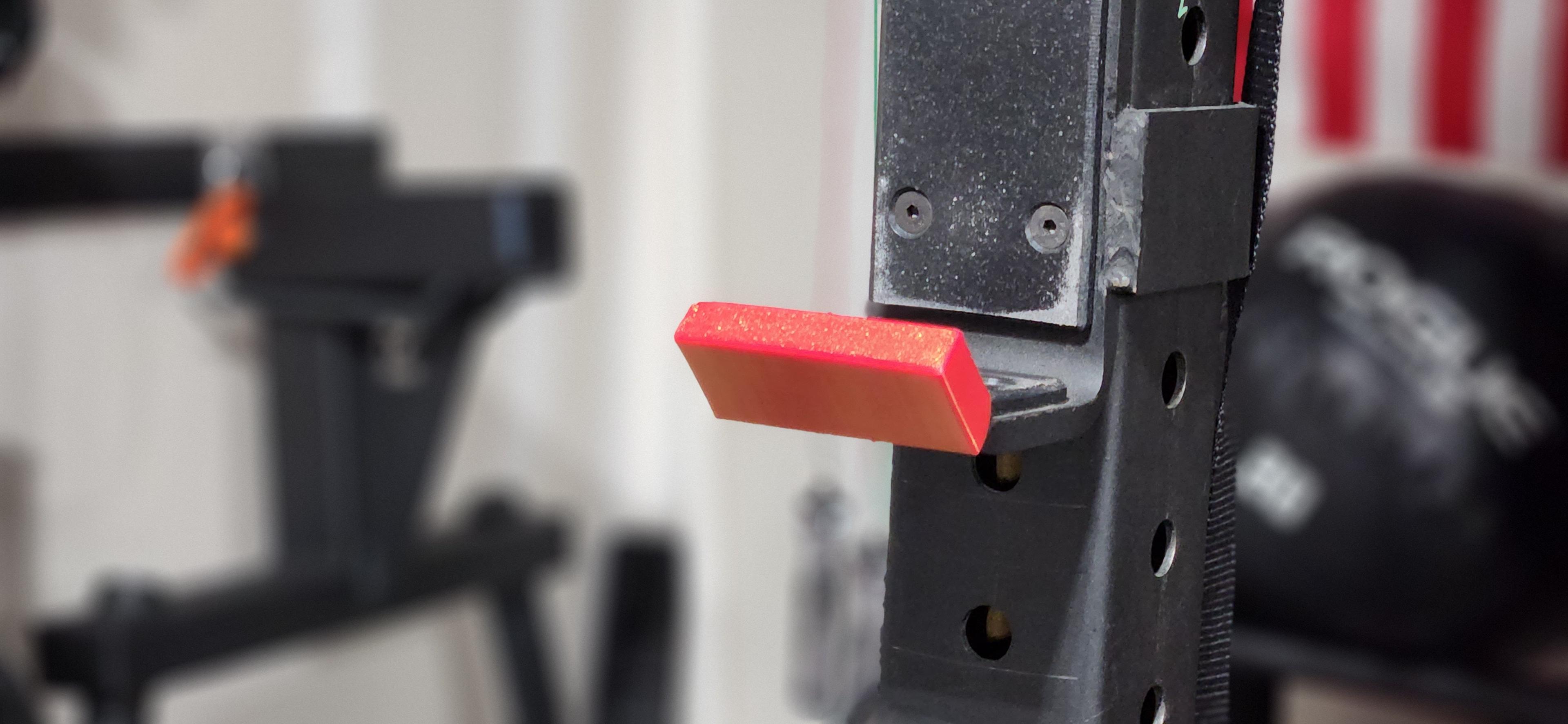 Squat Rack Safety and J Hook TPU Caps 3d model