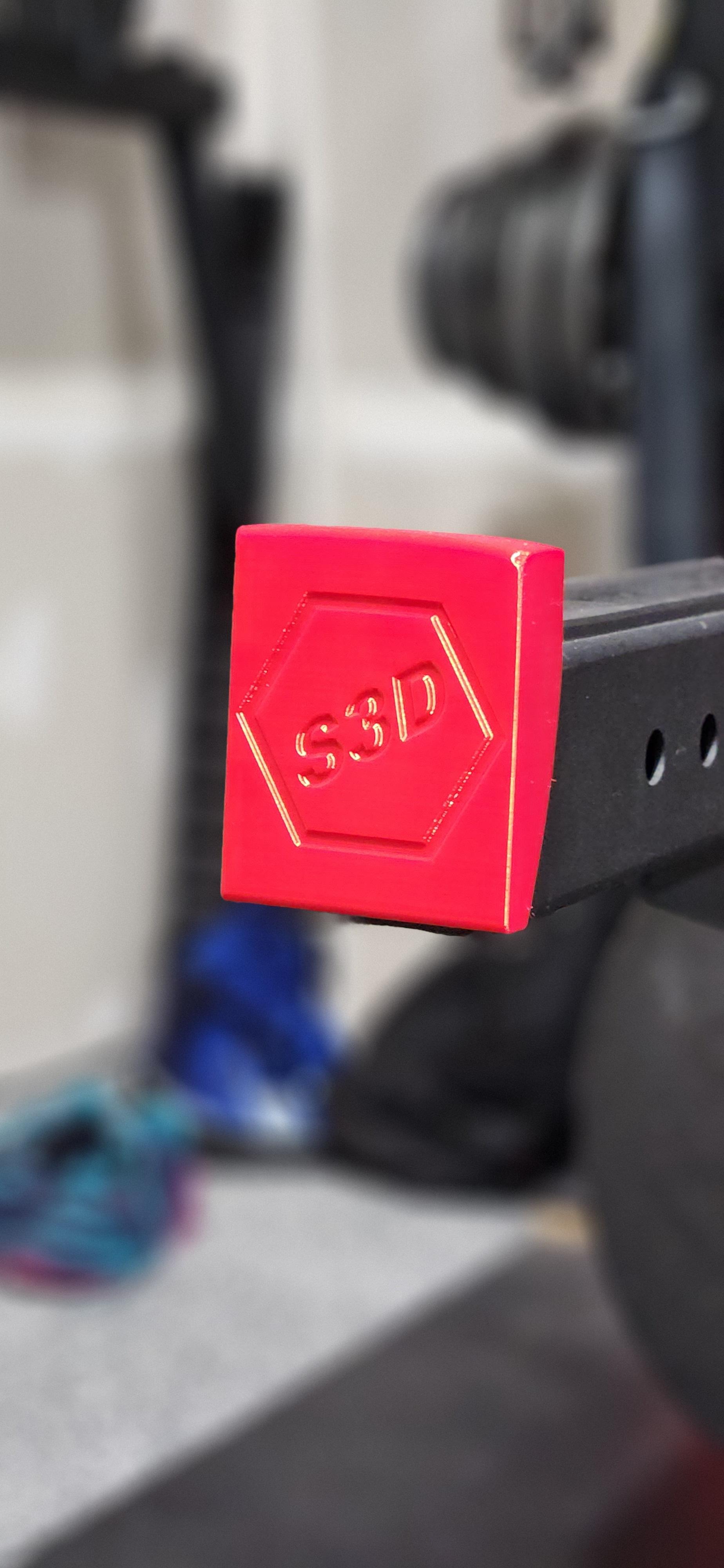 Squat Rack Safety and J Hook TPU Caps 3d model