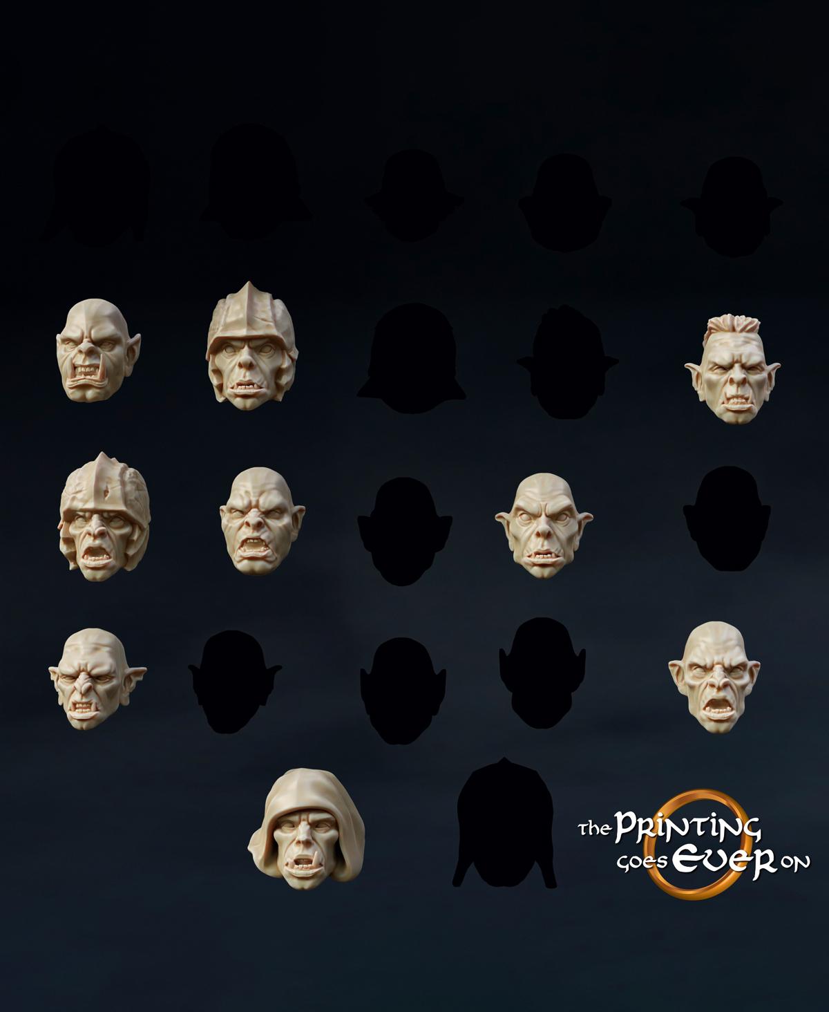 Modular Orc Warg Riders 3d model