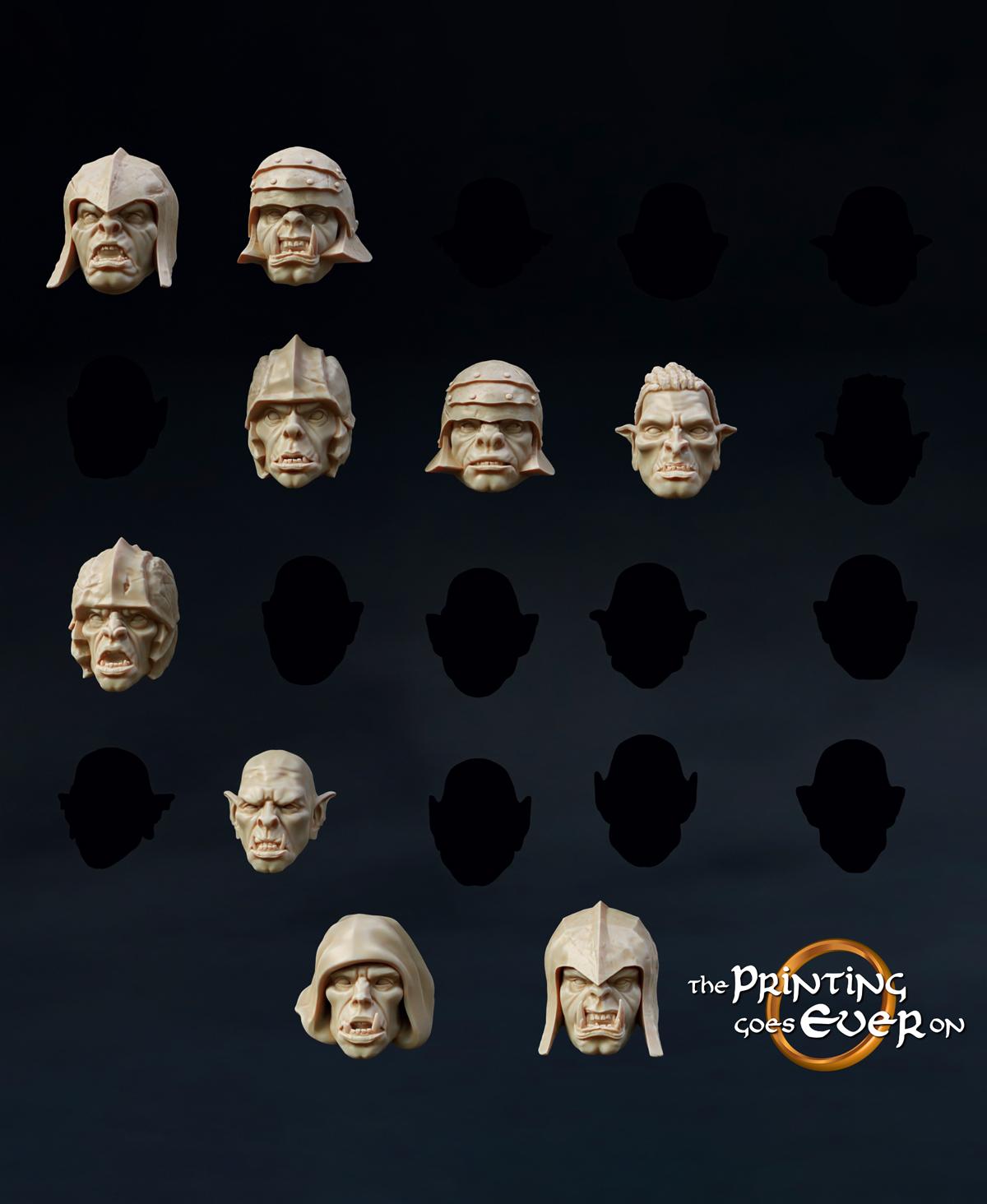 Modular Orc Warg Riders 3d model