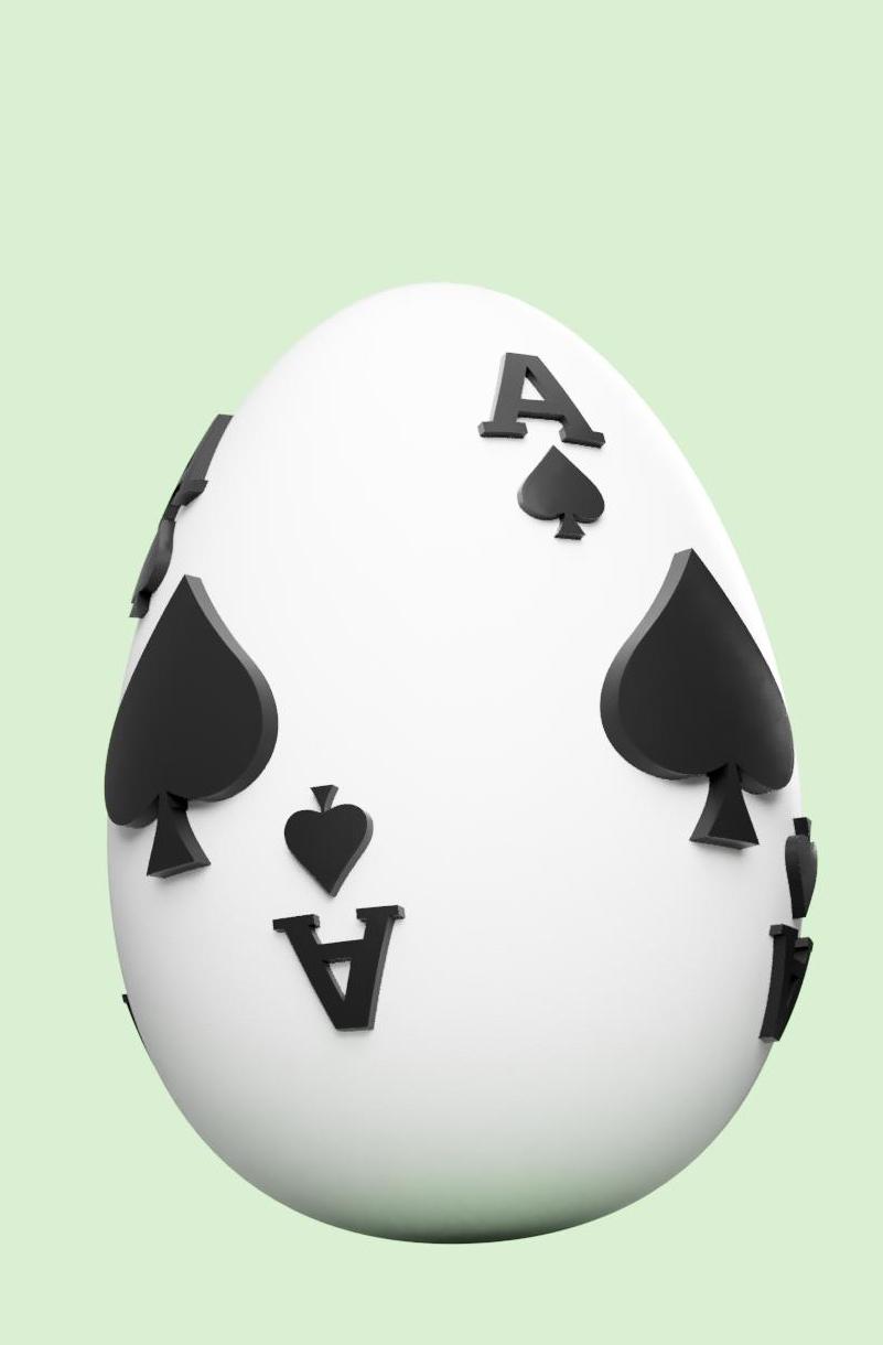 The Egg of Spades.stl 3d model