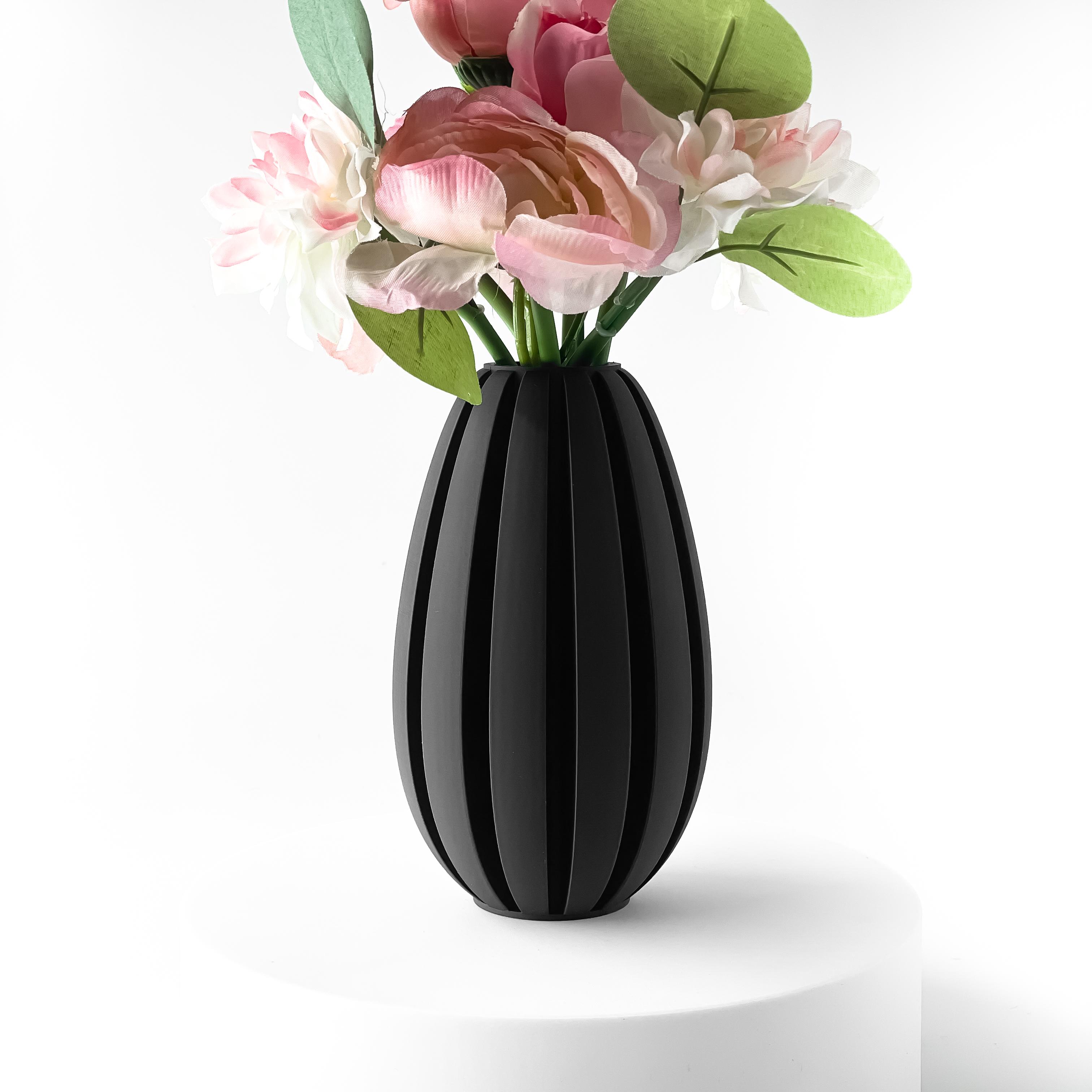 The Gani Vase, Modern and Unique Home Decor for Dried and Flower Arrangements  | STL File 3d model