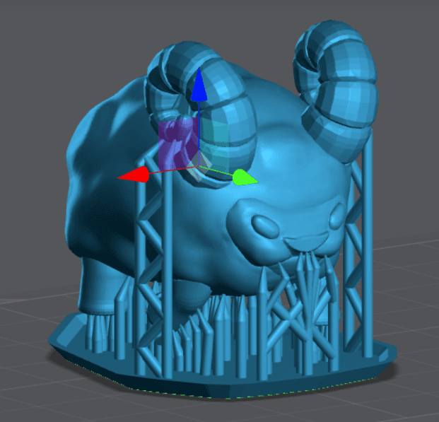 Ram from Legends of Idleon MMO 3d model