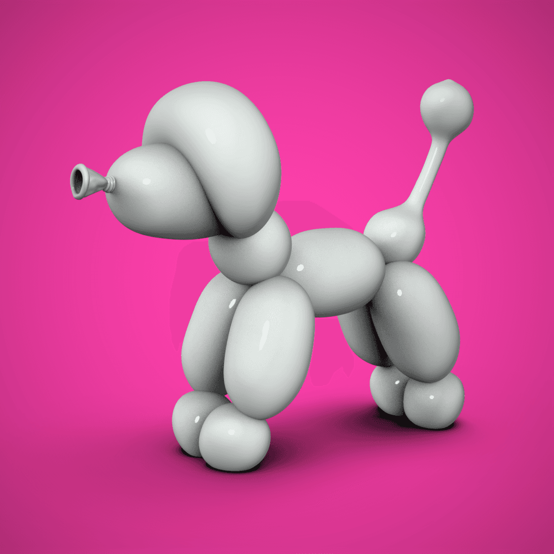 Balloon Poodle 3d model