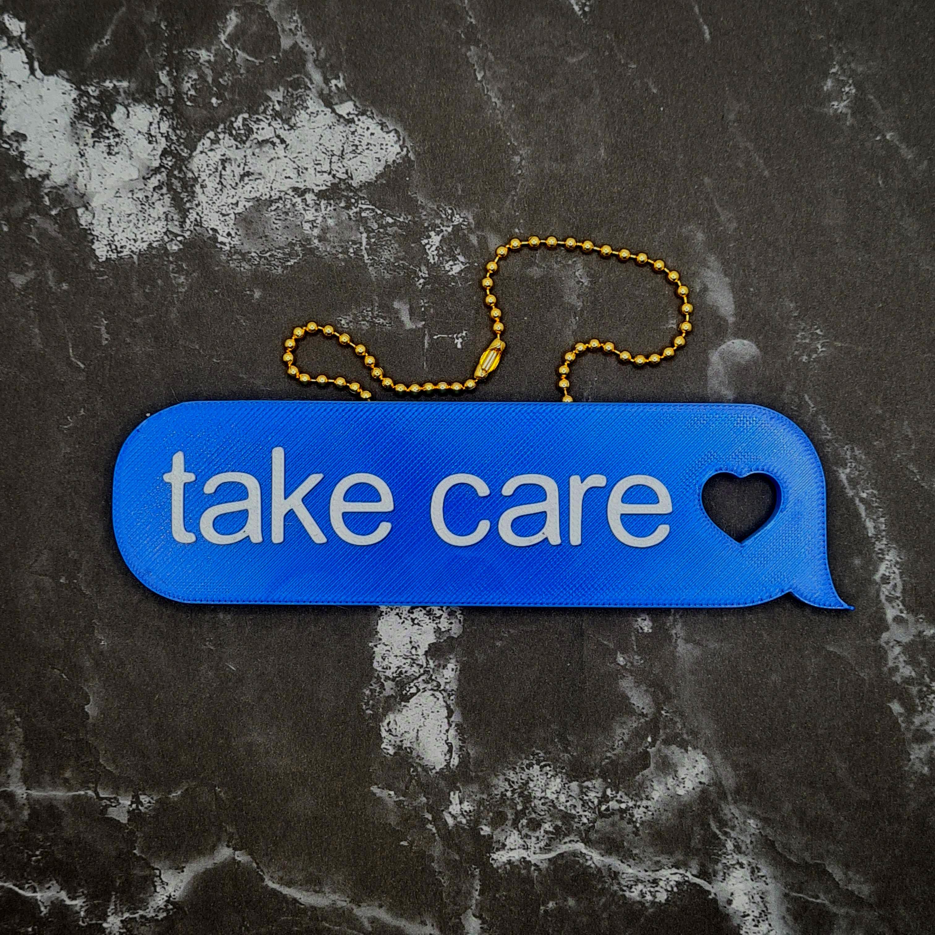 Take Care Charm 3d model