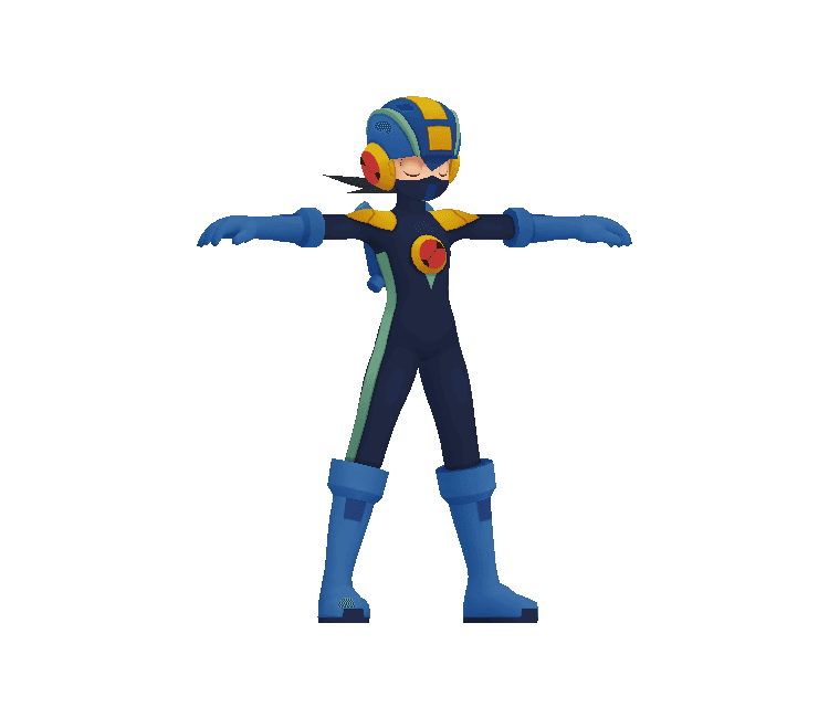 Megaman .exe 3d model