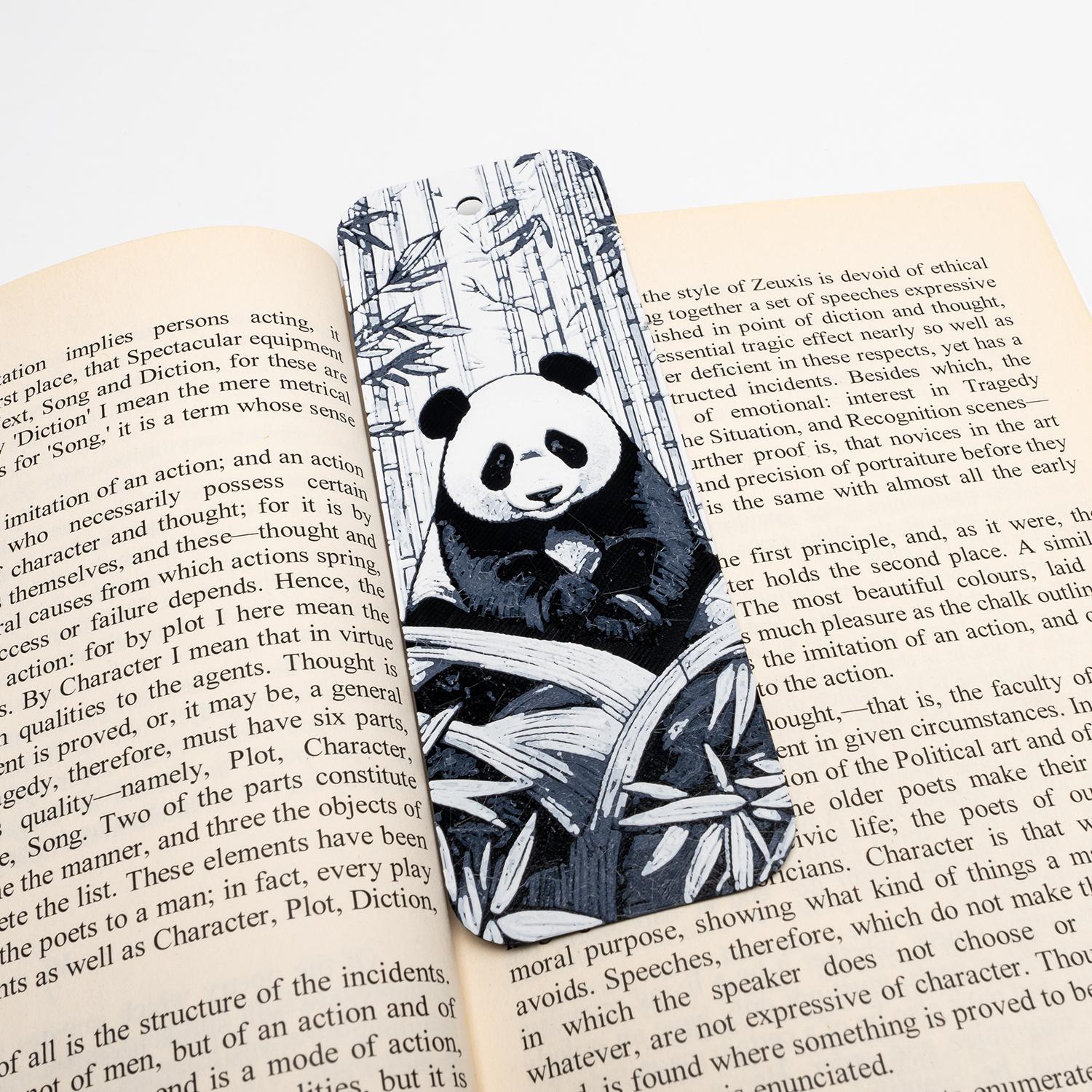 Giant Panda Bookmarks 3d model