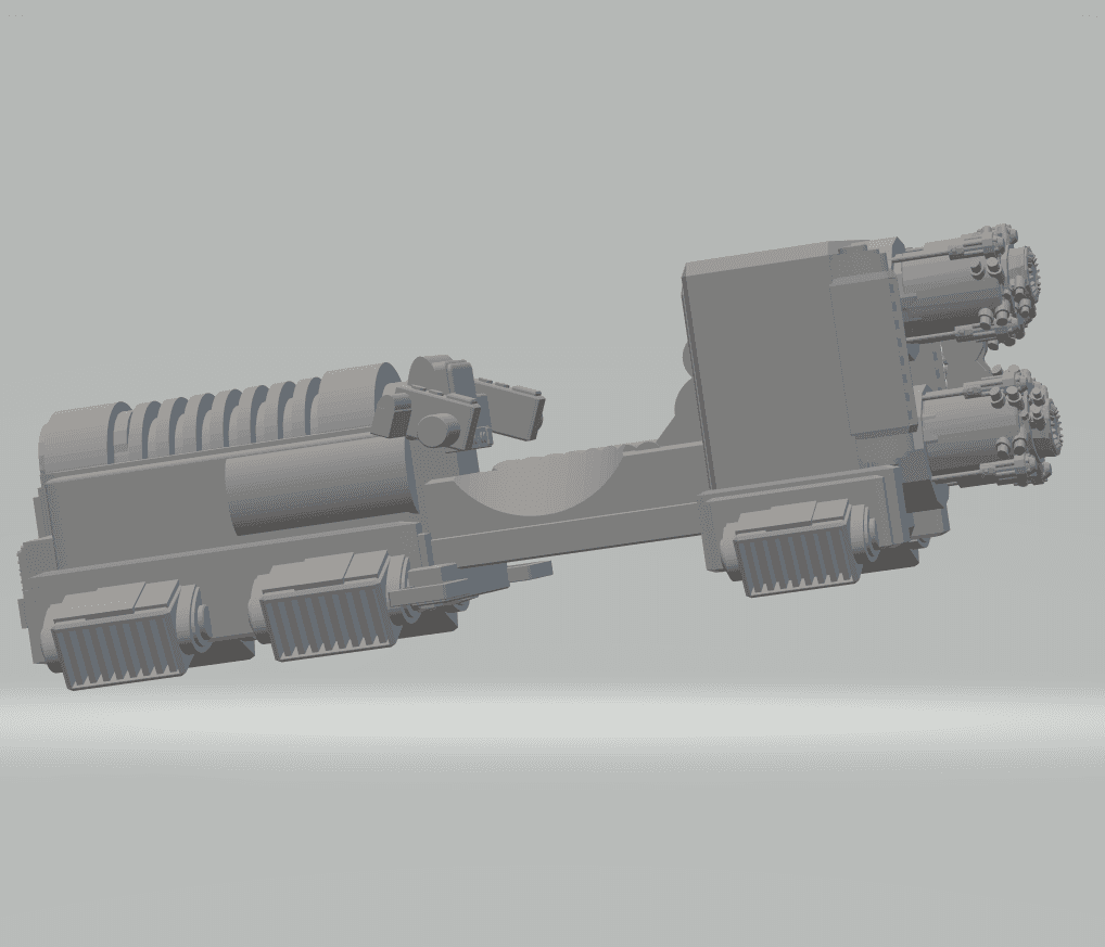 FHW: Hoverbike V1 (BoD) 3d model