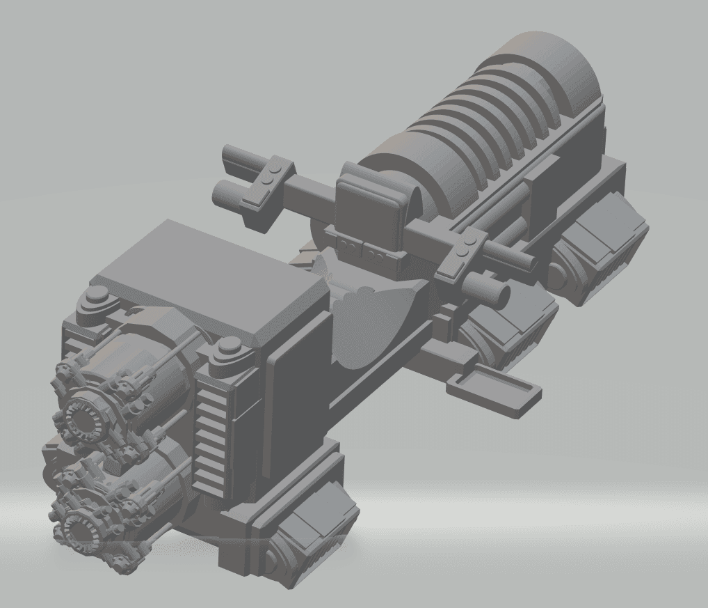 FHW: Hoverbike V1 (BoD) 3d model