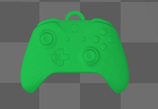 xbox controller keyring.stl 3d model