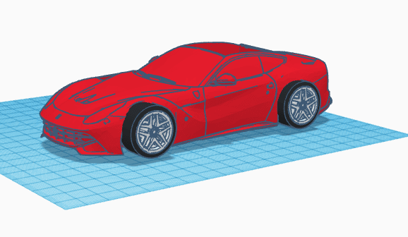 Ferrari F12 Duplo Toy 3d model