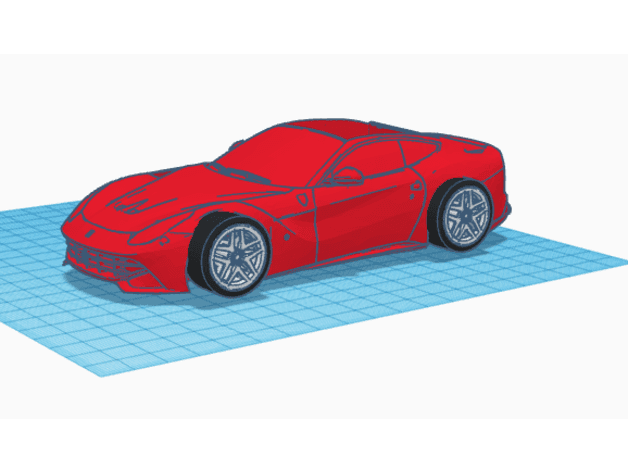 Ferrari F12 Duplo Toy 3d model