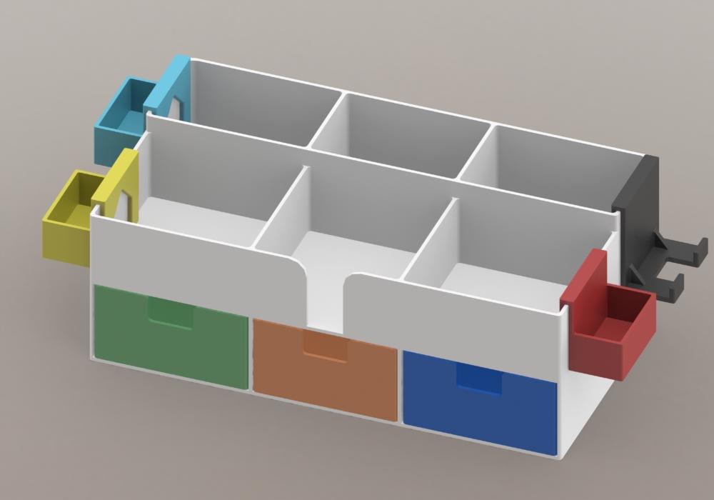 Desk Organizer III 3d model