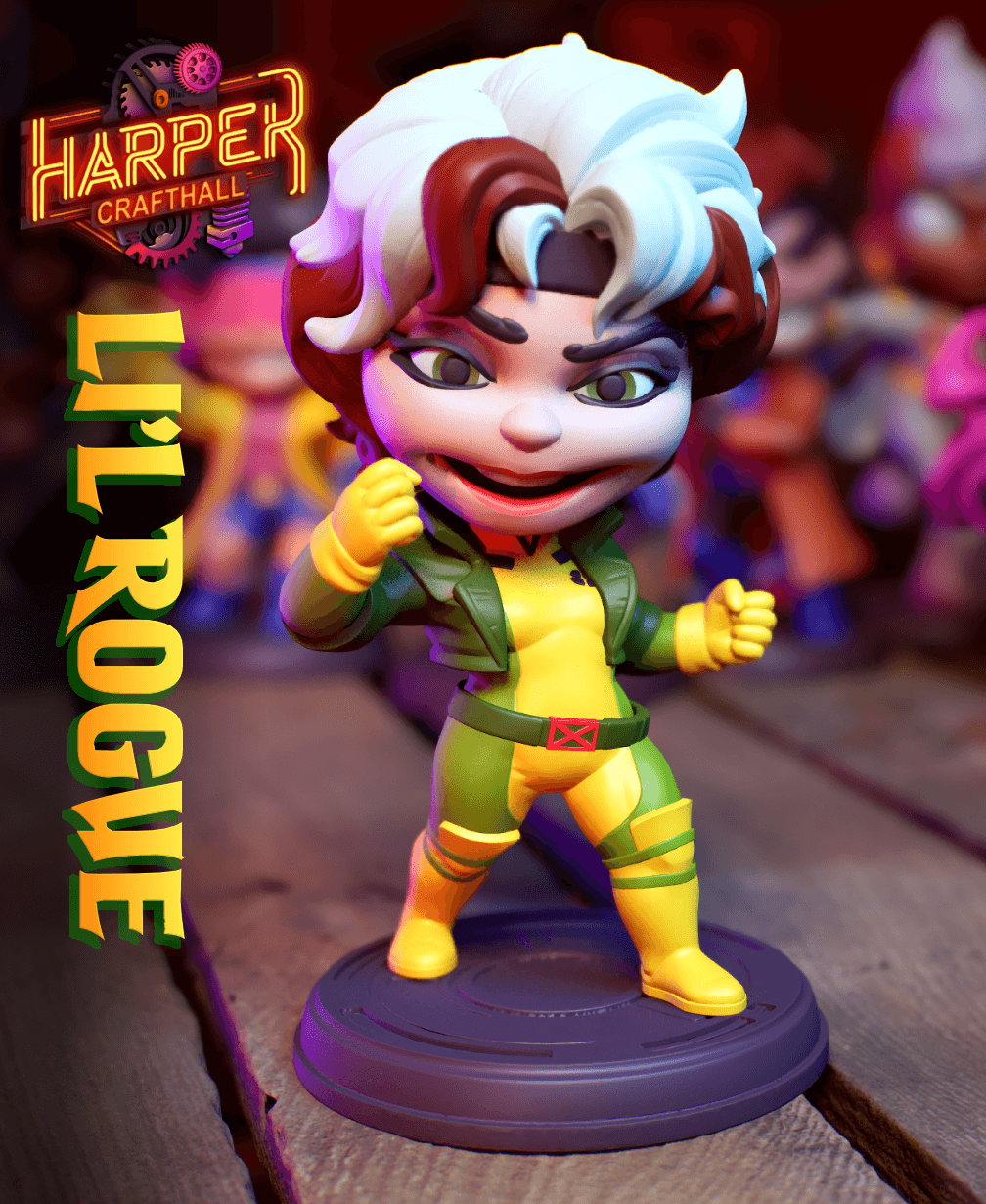 Li'l Rogue - XMen97 Collectable Figure 3d model