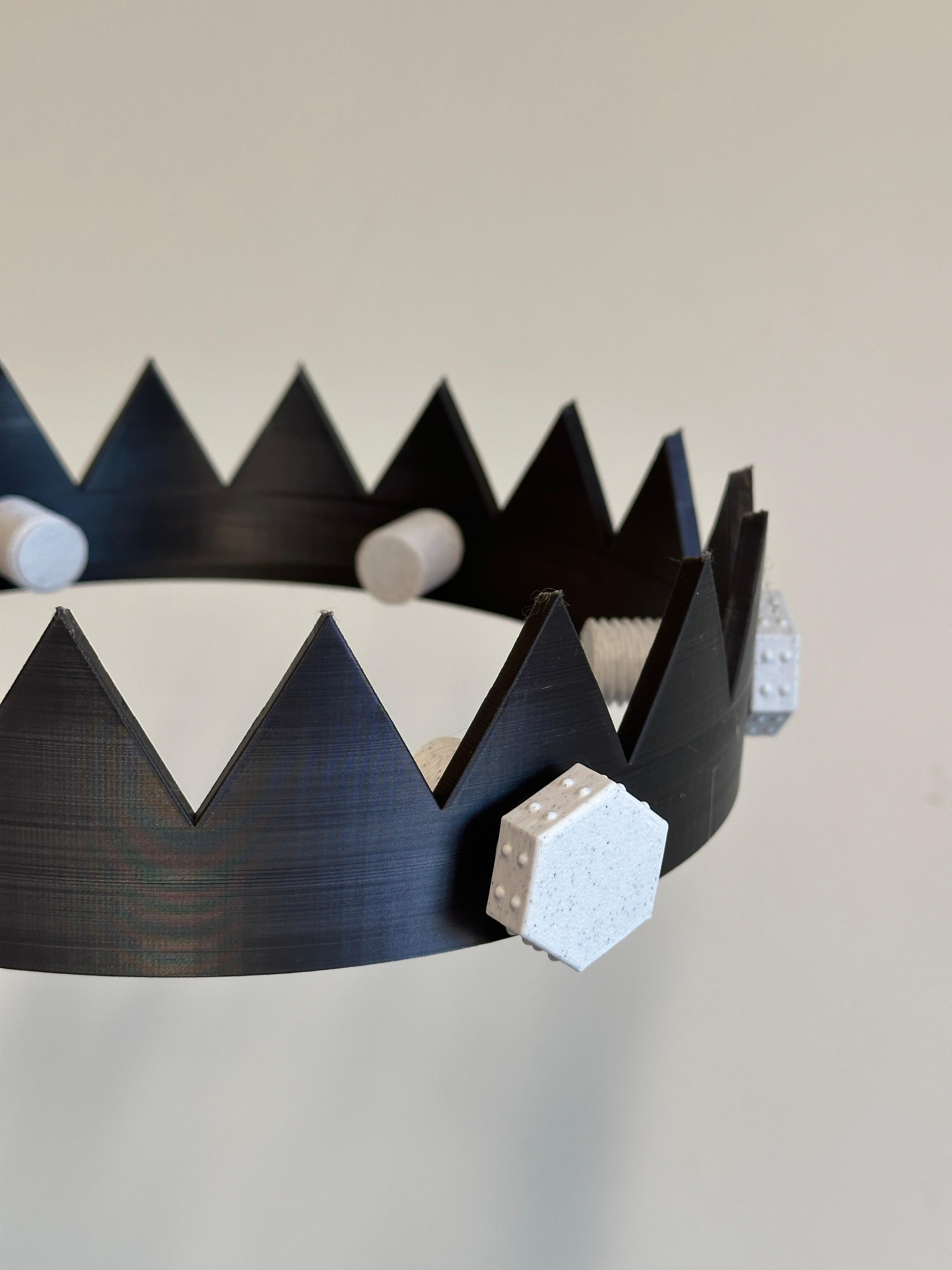 Screw Crown Tight - HalloweenWearable 3d model