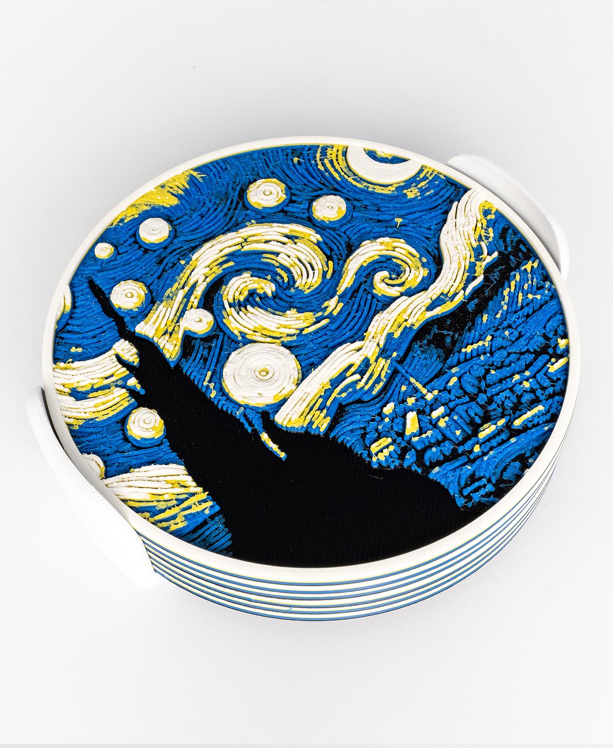 Starry Night Coaster 3d model