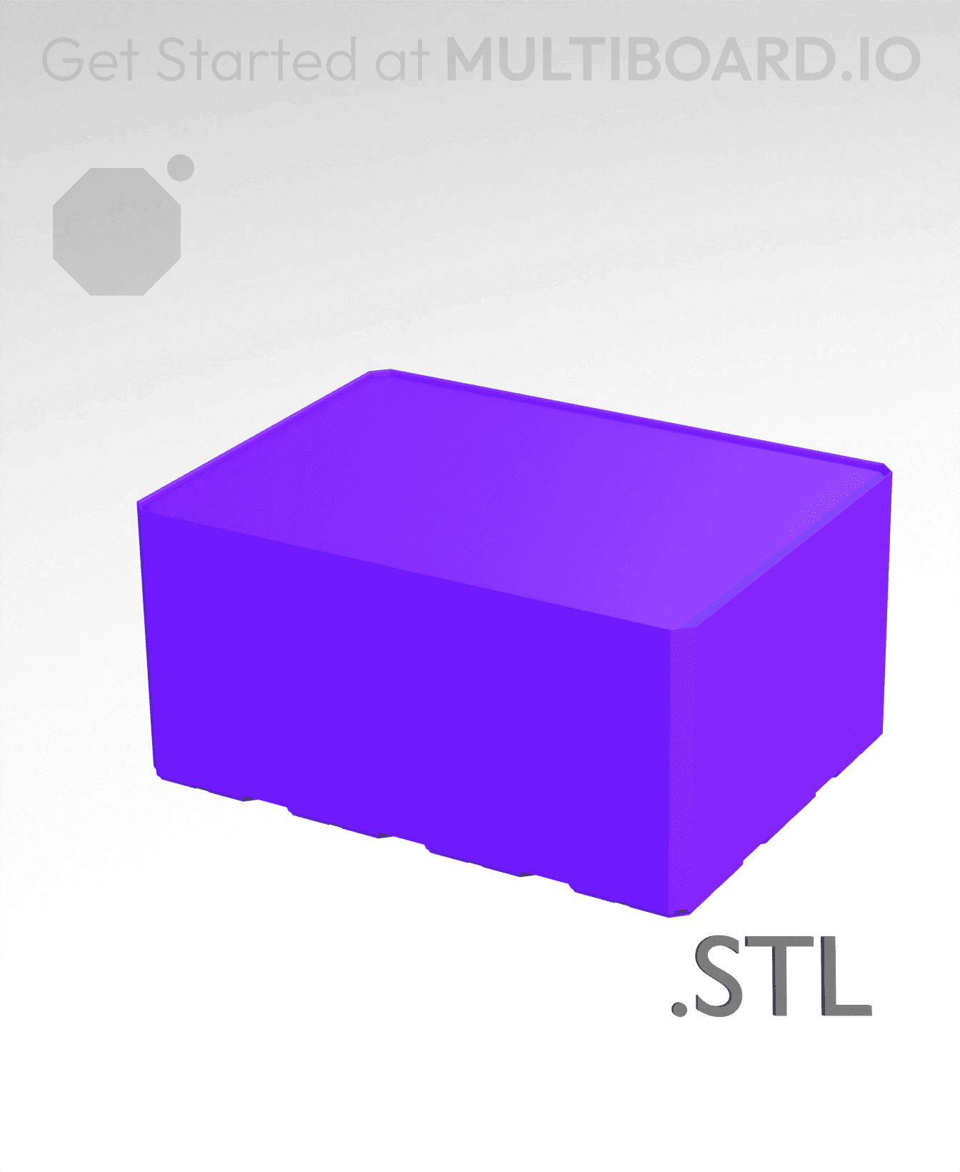 4x3x2 - Multibin Insert - STL Remixing File 3d model