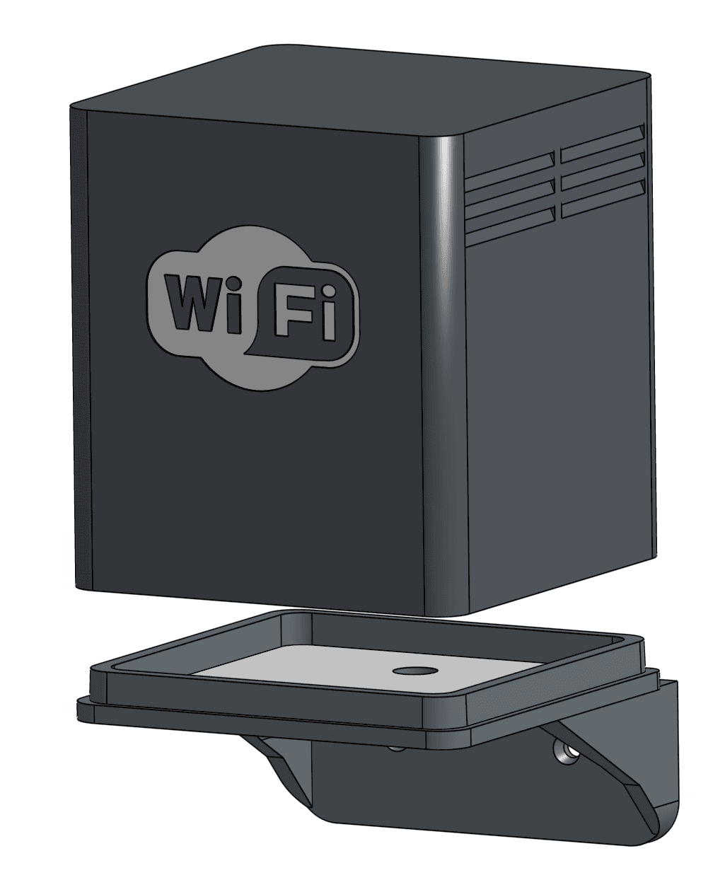 Outdoor mount for ASUS MESH AX1800 series node  3d model