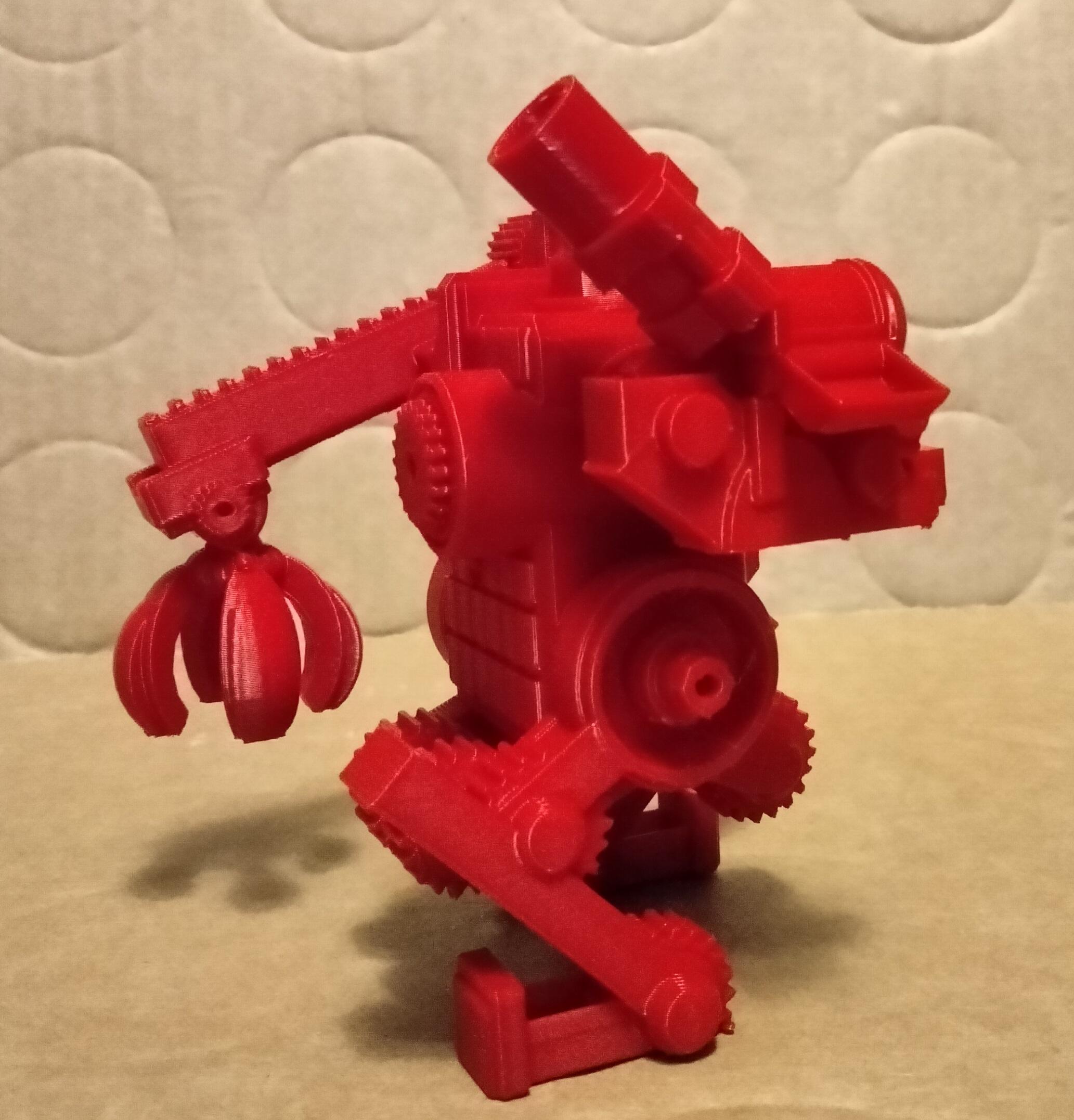 FHW Worker Bot Crusher Piledriver kit 3d model