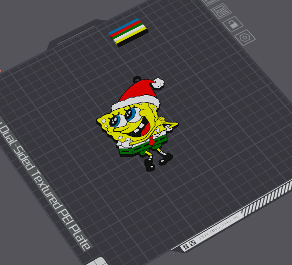 Christmas Pack: Sponge Bob I 3d model