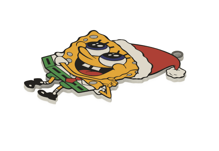 Christmas Pack: Sponge Bob I 3d model