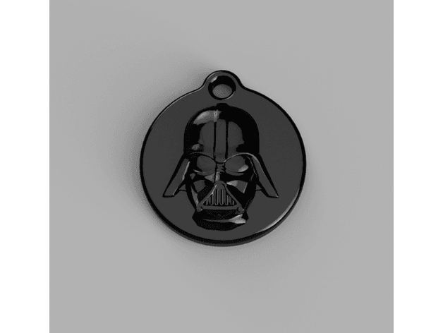 Darth Vader Keychain 3d model