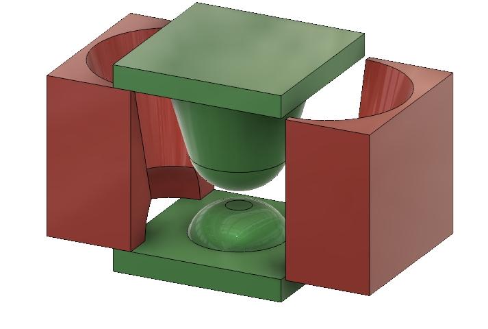 Dental Resimix Anmischbecher 3d model