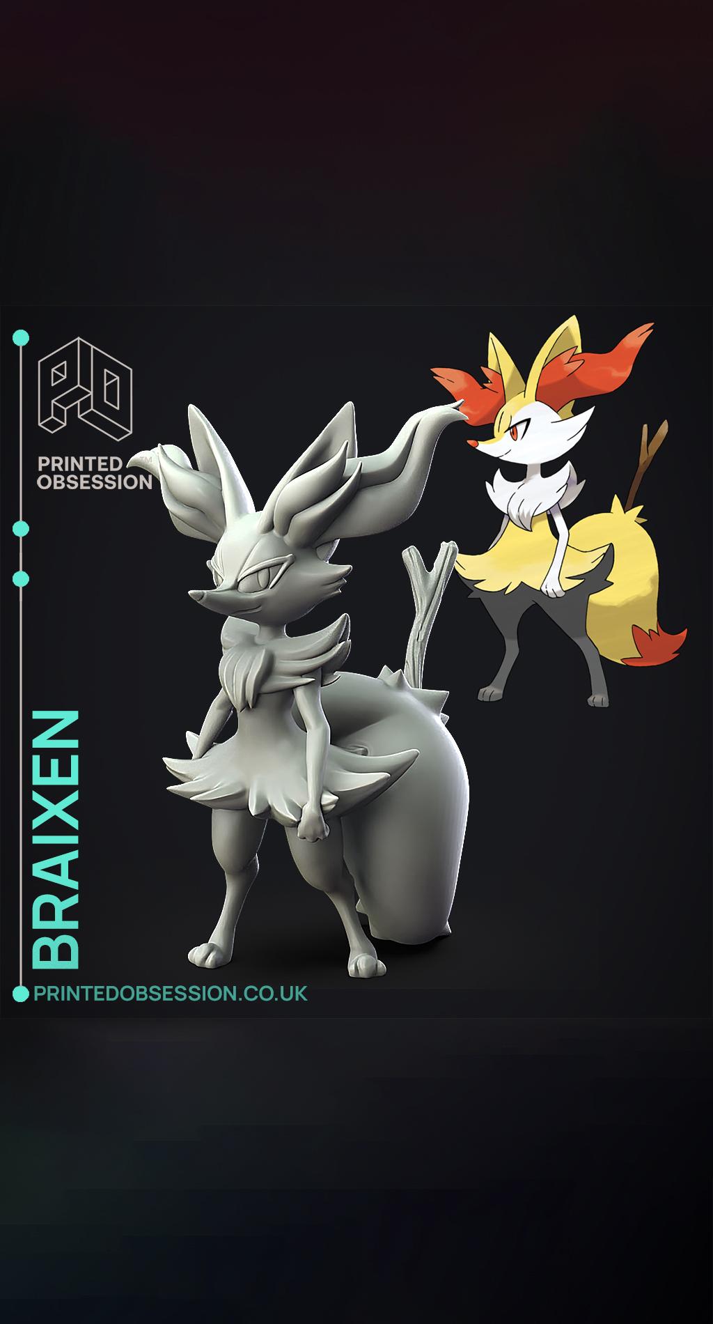 Braixen - Pokemon - Fan Art 3d model