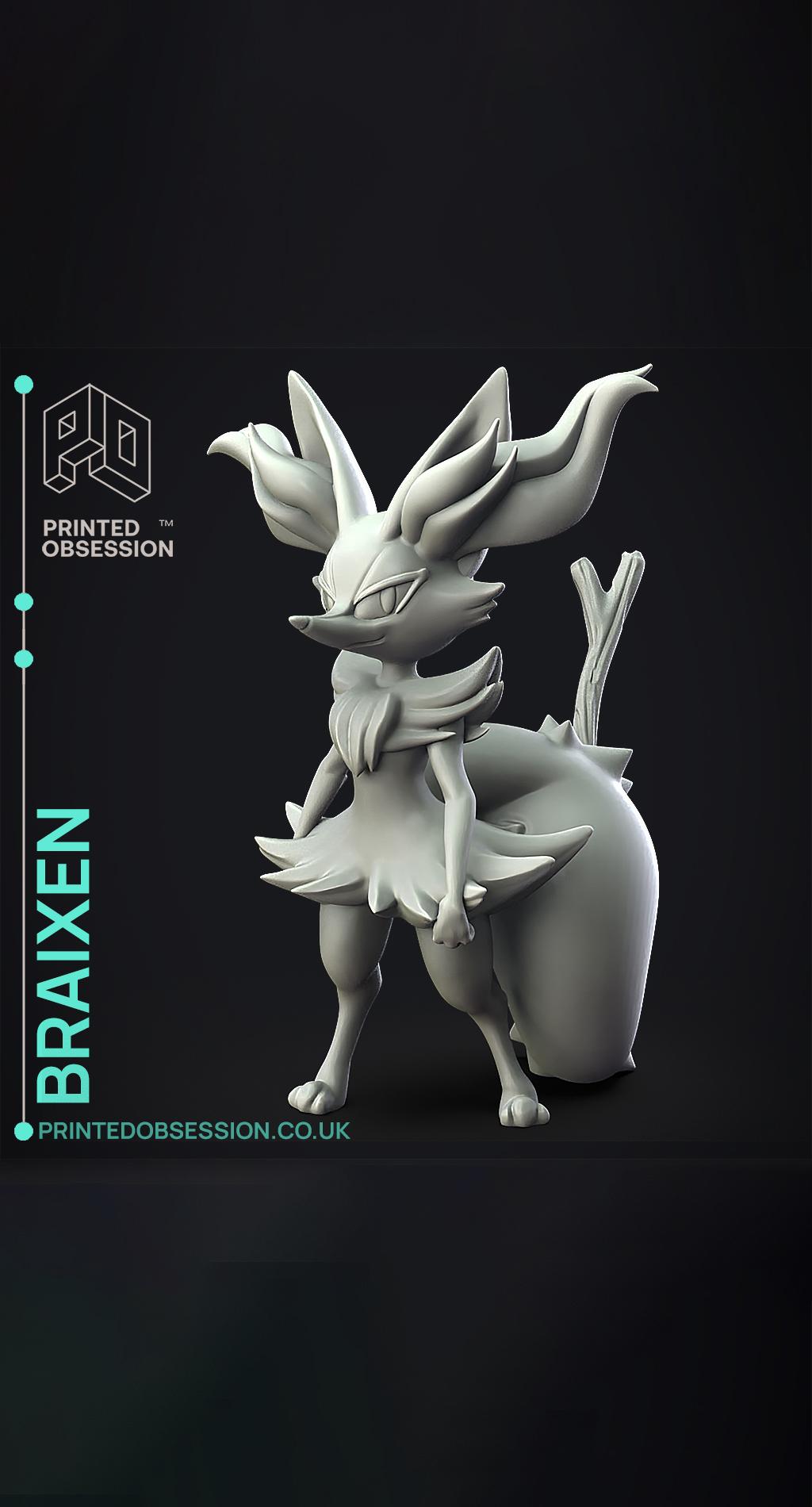 Braixen - Pokemon - Fan Art 3d model